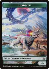 Treasure (20) // Dinosaur Double-Sided Token [March of the Machine Tokens] | Good Games Morley