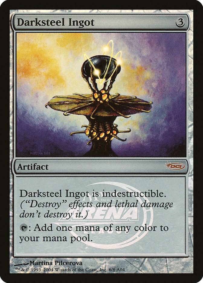 Darksteel Ingot 6/8 (Arena Promos)  - Foil | Good Games Morley