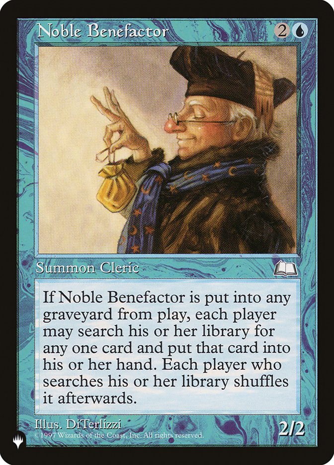 Noble Benefactor [The List] | Good Games Morley
