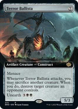 Terror Ballista Extended Art 375/287 (The Brothers' War)  | Good Games Morley