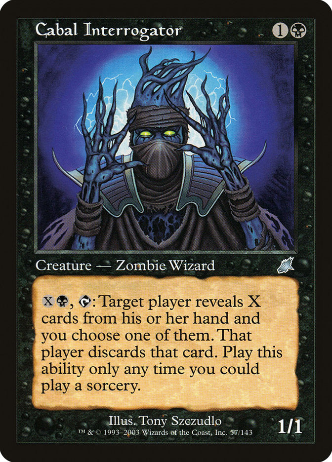 Cabal Interrogator 57/143 (Scourge)  | Good Games Morley