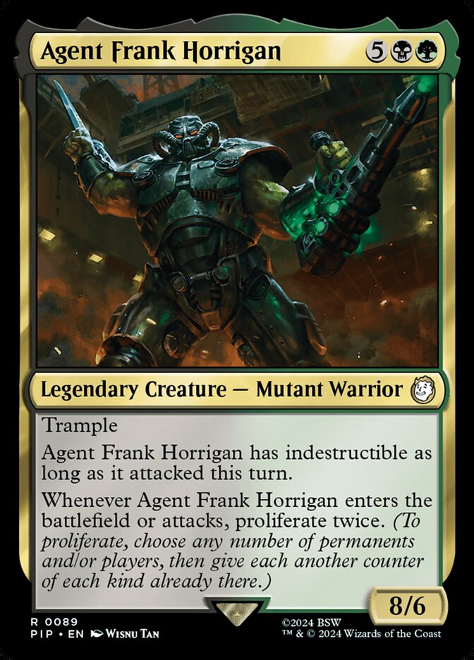 Agent Frank Horrigan 89/326 (Universes Beyond: Fallout)  | Good Games Morley