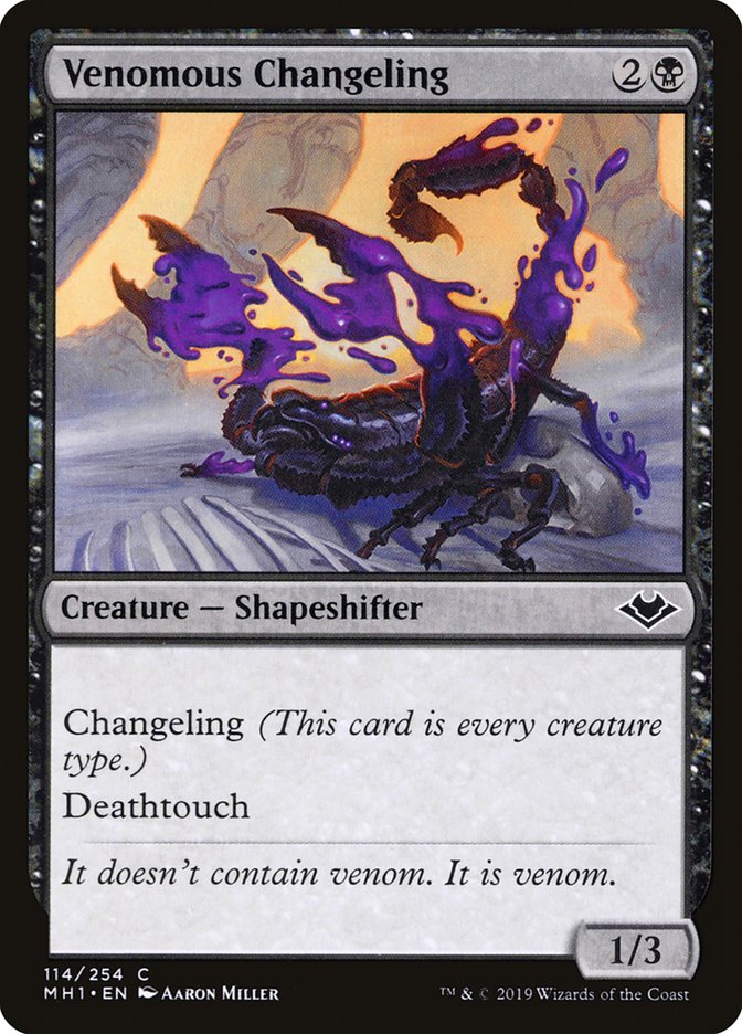 Venomous Changeling [Modern Horizons] | Good Games Morley