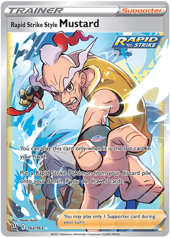 Rapid Strike Style Mustard (162/163) [Sword & Shield: Battle Styles] | Good Games Morley