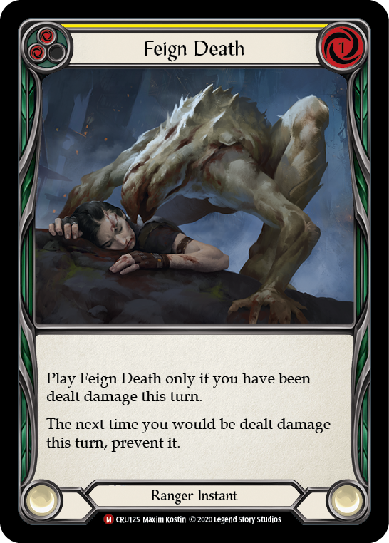 Feign Death [CRU125] (Crucible of War)  1st Edition Normal | Good Games Morley