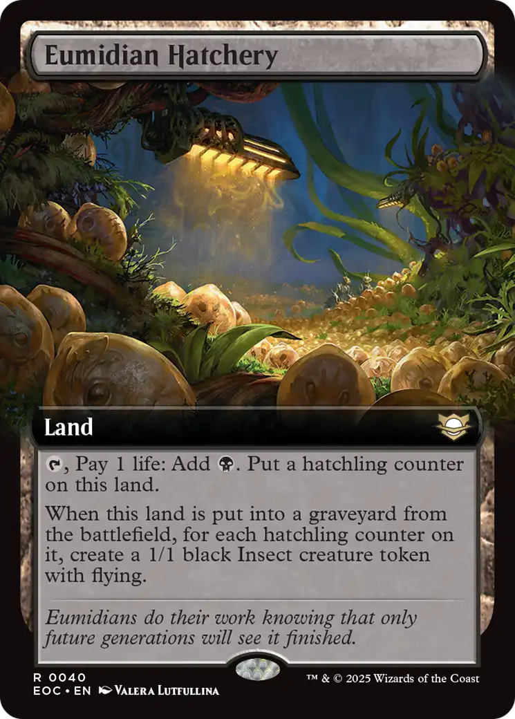 Eumidian Hatchery (Extended Art) [Edge of Eternities Commander] | Good Games Morley