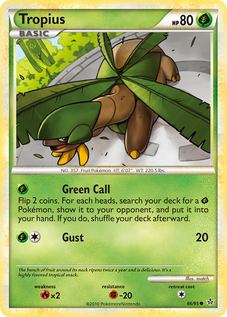 Tropius (66/95) [HeartGold & SoulSilver: Unleashed] | Good Games Morley