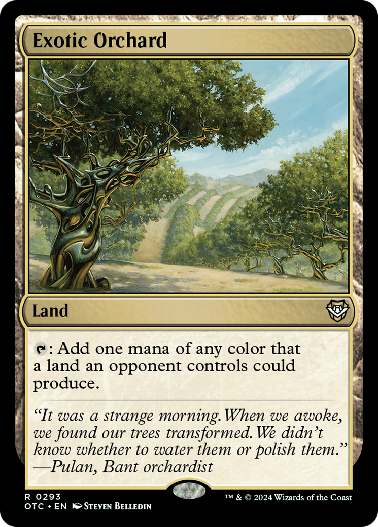 Exotic Orchard [Outlaws of Thunder Junction Commander] | Good Games Morley
