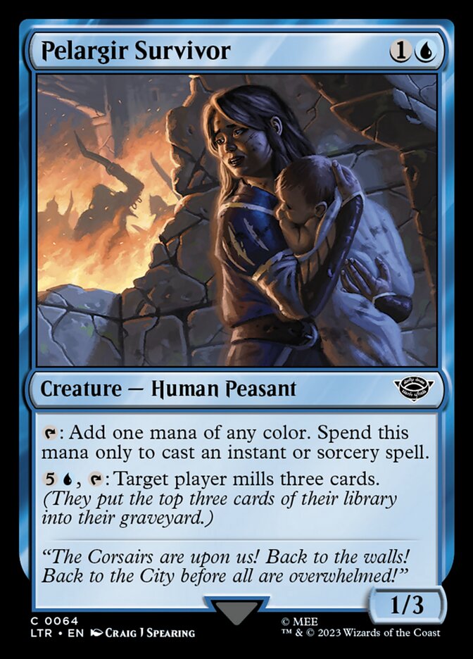Pelargir Survivor 64/281 (Universes Beyond: The Lord of the Rings: Tales of Middle-earth)  - Foil | Good Games Morley
