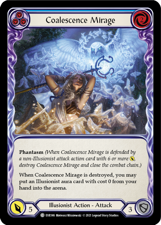 Coalescence Mirage (Blue) [EVR146] (Everfest)  1st Edition Normal | Good Games Morley