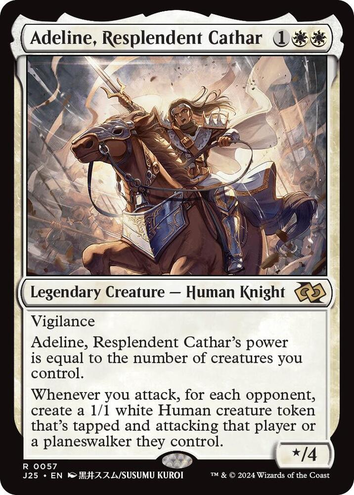 Adeline, Resplendent Cathar 57/779 (Foundations Jumpstart)  | Good Games Morley