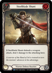 Steelblade Shunt (Red) [U-WTR126] (Welcome to Rathe Unlimited)  Unlimited Rainbow Foil | Good Games Morley