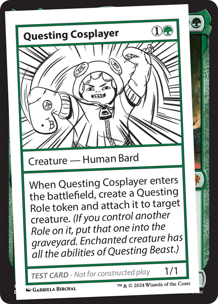 Questing Cosplayer [Mystery Booster 2 Playtest Cards] | Good Games Morley
