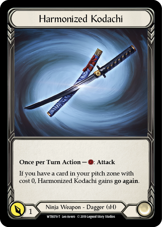 Harmonized Kodachi // Dorinthea [WTR078-T // WTR114-T] (Welcome to Rathe)  Alpha Print Normal | Good Games Morley