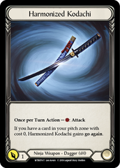 Harmonized Kodachi // Dorinthea [WTR078-T // WTR114-T] (Welcome to Rathe)  Alpha Print Normal | Good Games Morley