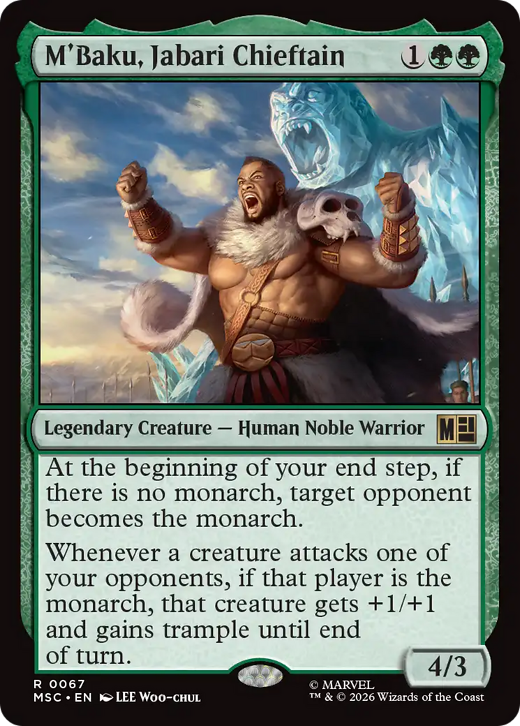 M'Baku, Jabari Chieftain [Marvel Super Heroes Commander] | Good Games Morley