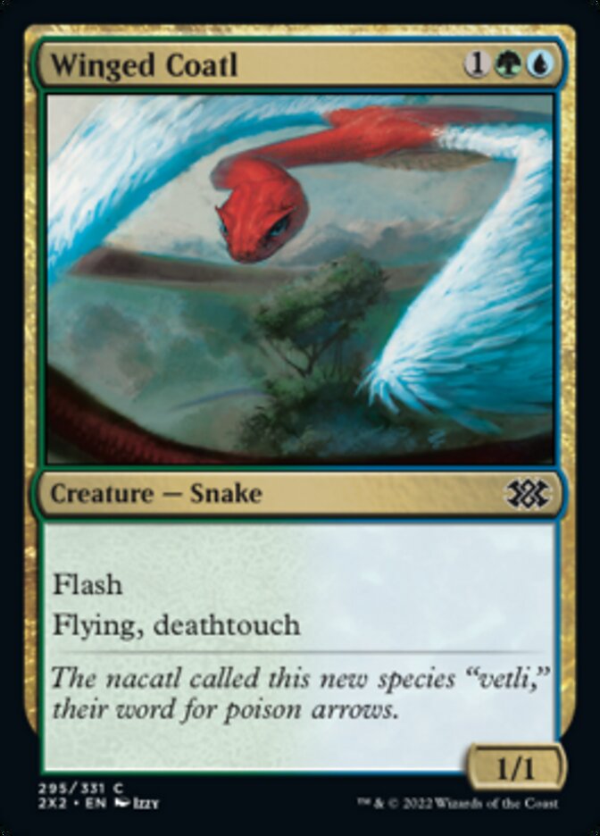 Winged Coatl [Double Masters 2022] | Good Games Morley