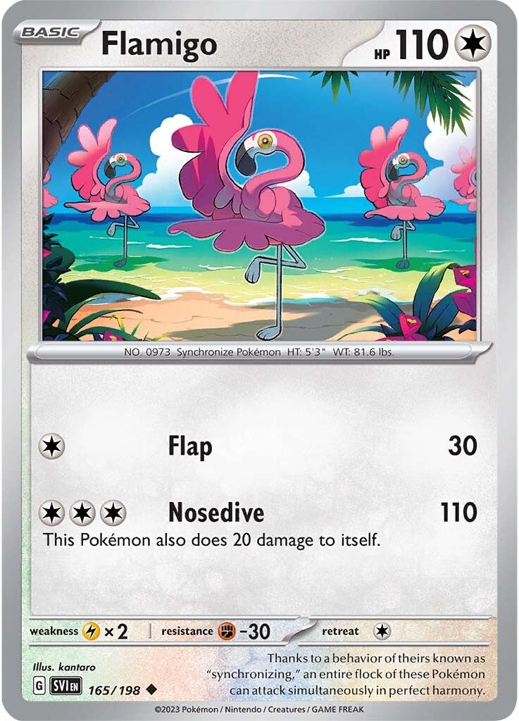 Flamigo (165/198) [Scarlet & Violet: Base Set] | Good Games Morley