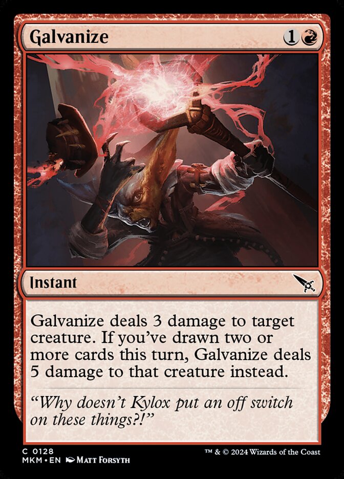 Galvanize 128/286 (Murders at Karlov Manor)  - Foil | Good Games Morley