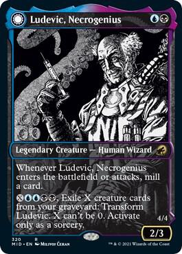 Ludevic Necrogenius Showcase 320/277 (Innistrad: Midnight Hunt)  | Good Games Morley