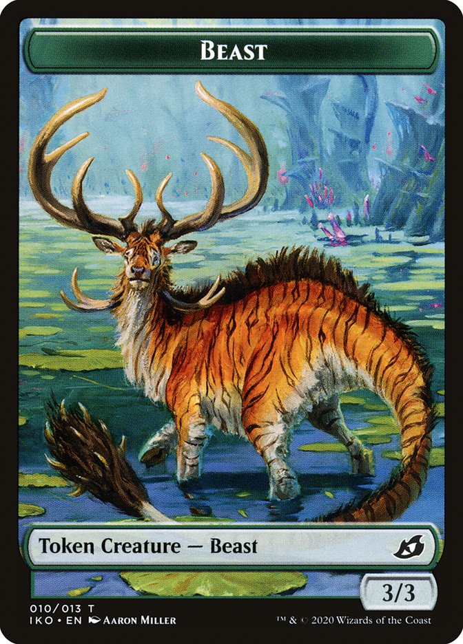 Beast Token [Ikoria: Lair of Behemoths Tokens] | Good Games Morley