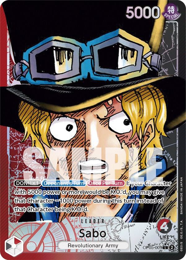 Sabo OP05-001 (Awakening of the New Era)  - Alternate Art Foil | Good Games Morley