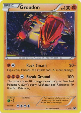 Groudon (XY52) (Jumbo Card) [XY: Black Star Promos] | Good Games Morley