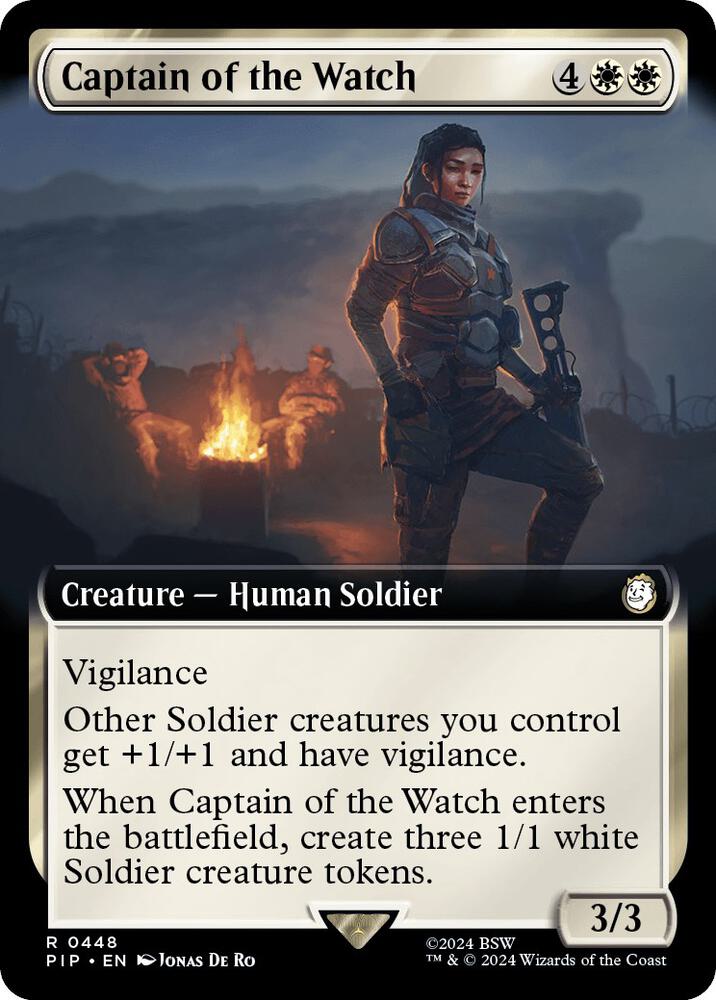 Captain of the Watch 448/326 (Universes Beyond: Fallout)  - Extended Art Foil | Good Games Morley
