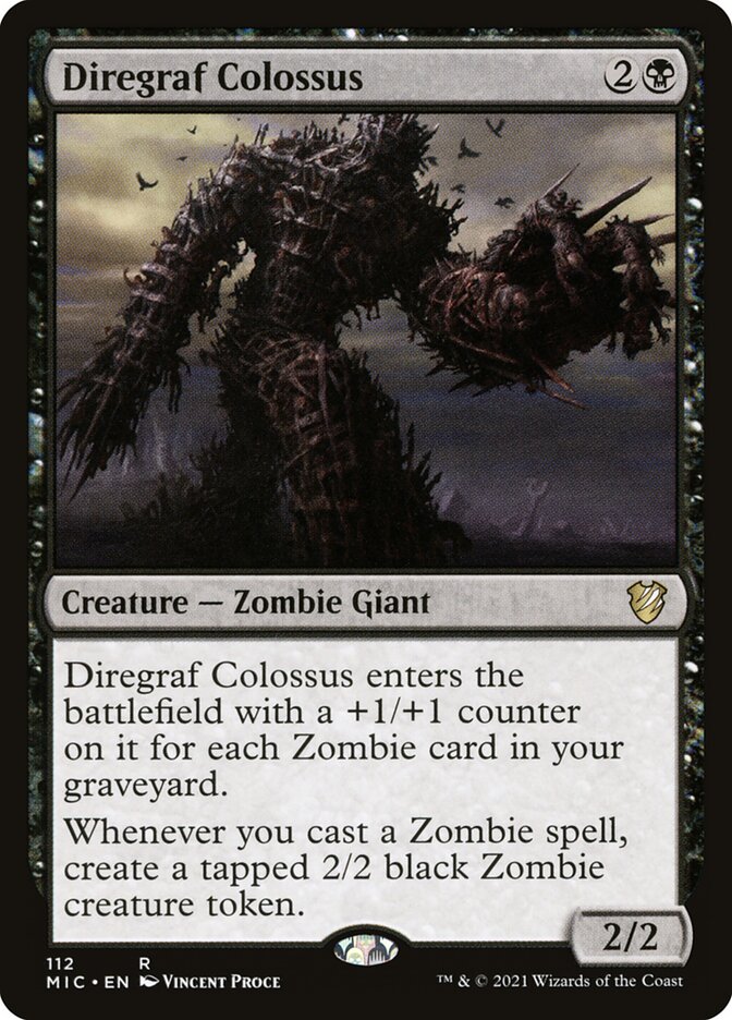 Diregraf Colossus 112 (Commander: Innistrad: Midnight Hunt)  | Good Games Morley