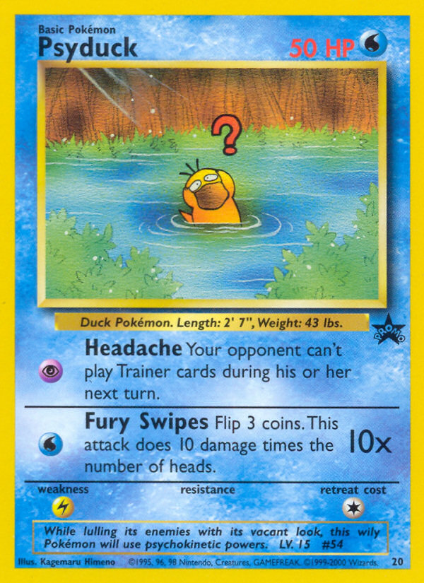 Psyduck (20) [Wizards of the Coast: Black Star Promos] | Good Games Morley