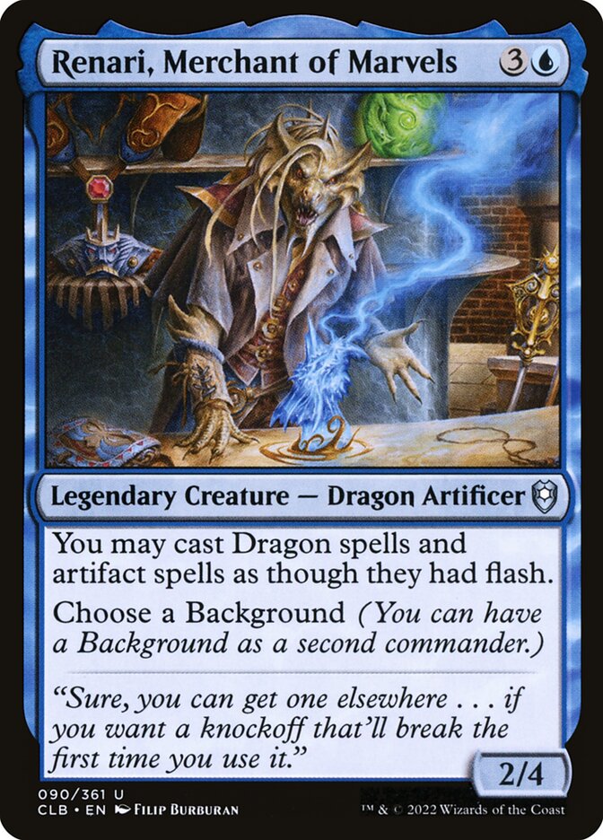 Renari, Merchant of Marvels 90 (Commander Legends: Battle for Baldur's Gate)  | Good Games Morley
