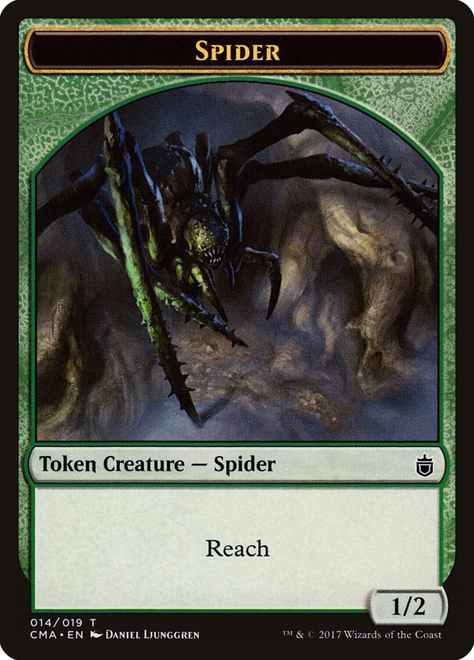 Spider Token [Commander Anthology Tokens] | Good Games Morley