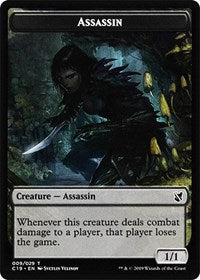Assassin // Morph Double-Sided Token [Commander 2019 Tokens] | Good Games Morley