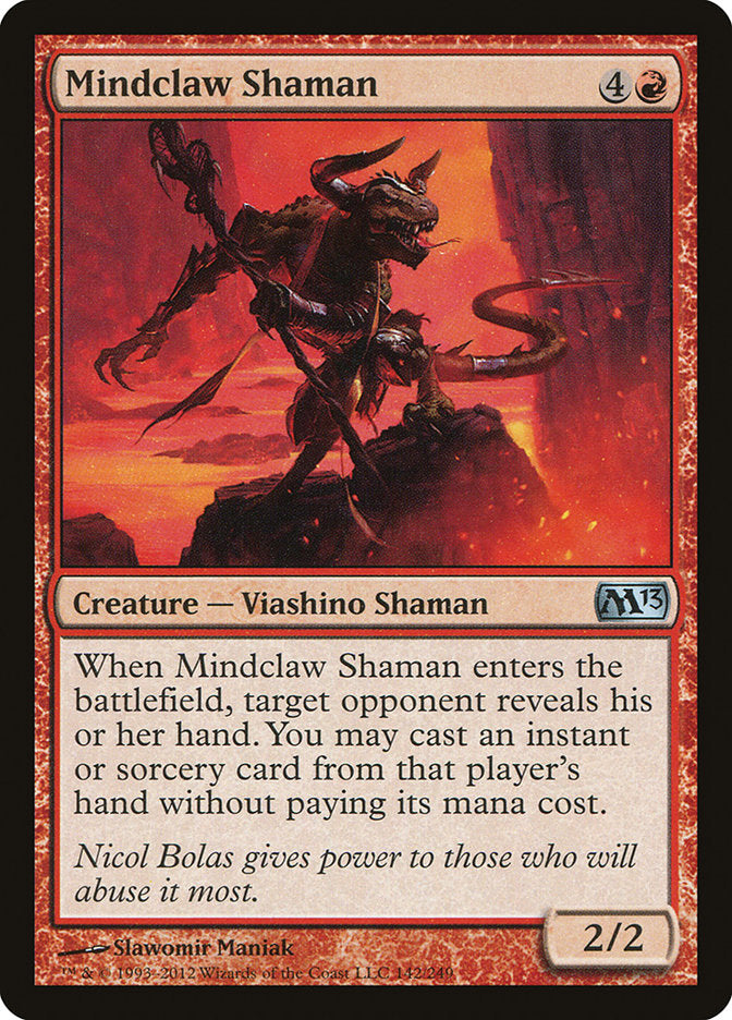 Mindclaw Shaman 142/249 (Magic 2013 (M13))  | Good Games Morley
