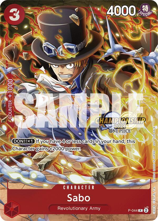 Sabo (2024 Event Pack) P-044 (One Piece Promotion Cards)  - Foil | Good Games Morley