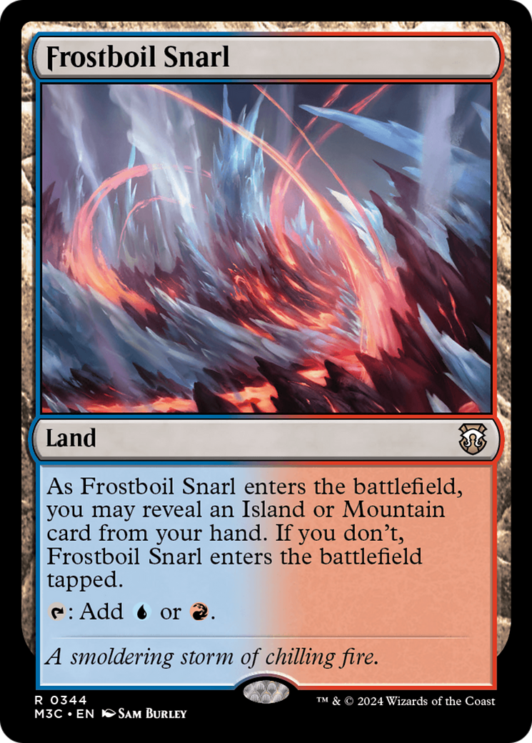 Frostboil Snarl (Ripple Foil) [Modern Horizons 3 Commander] | Good Games Morley