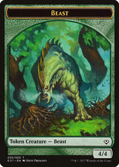Beast (005) // Soldier Double-Sided Token [Archenemy: Nicol Bolas Tokens] | Good Games Morley