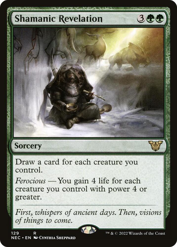 Shamanic Revelation 129/38 (Commander: Kamigawa: Neon Dynasty)  | Good Games Morley