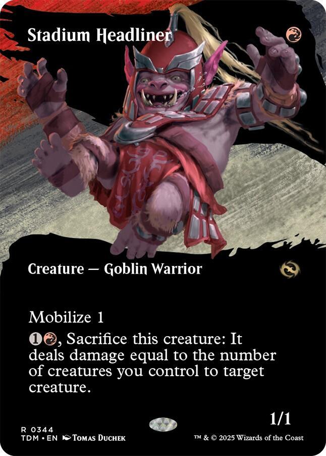 Stadium Headliner 344 (Tarkir: Dragonstorm)  - Borderless | Good Games Morley