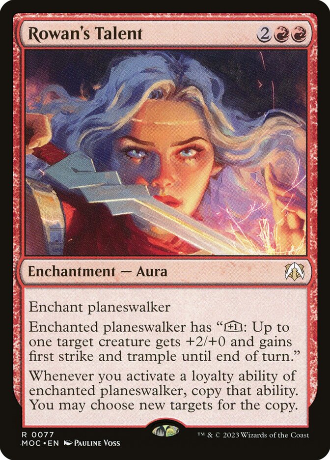 Rowan's Talent 77/444 (Commander: March of the Machine)  - Foil | Good Games Morley