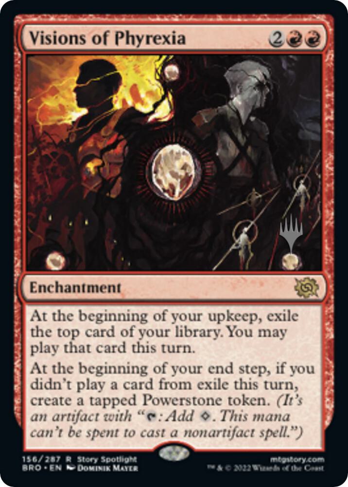 Visions of Phyrexia 156 (Promo Pack: The Brothers' War)  - Foil | Good Games Morley