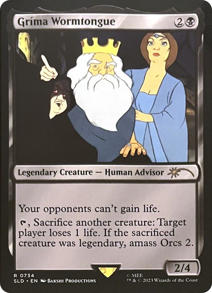 Grima Wormtongue 734 (Secret Lair Drop Series)  - Foil | Good Games Morley