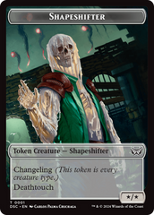 Insect (0011) // Shapeshifter Double-Sided Token [Duskmourn: House of Horror Commander Tokens] | Good Games Morley