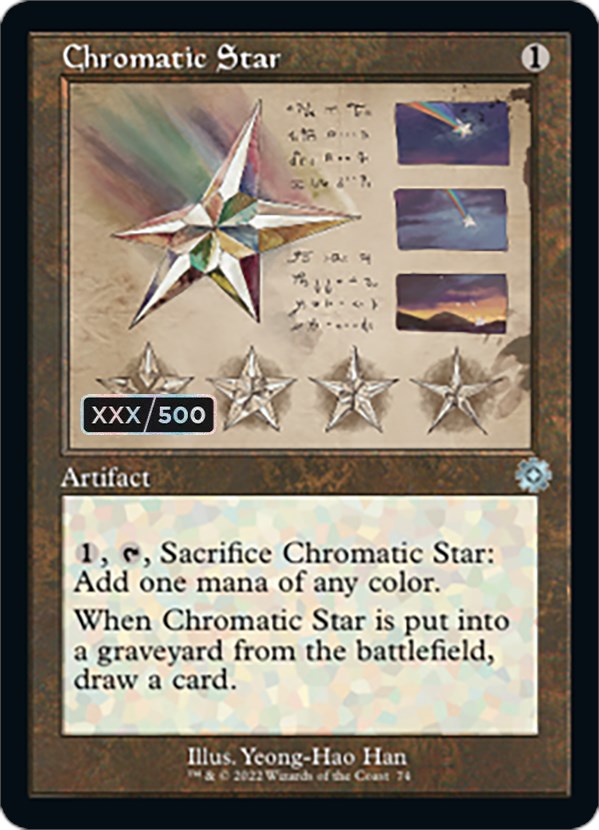 Chromatic Star (Retro Schematic) (Serialized) [The Brothers' War Retro Artifacts] | Good Games Morley