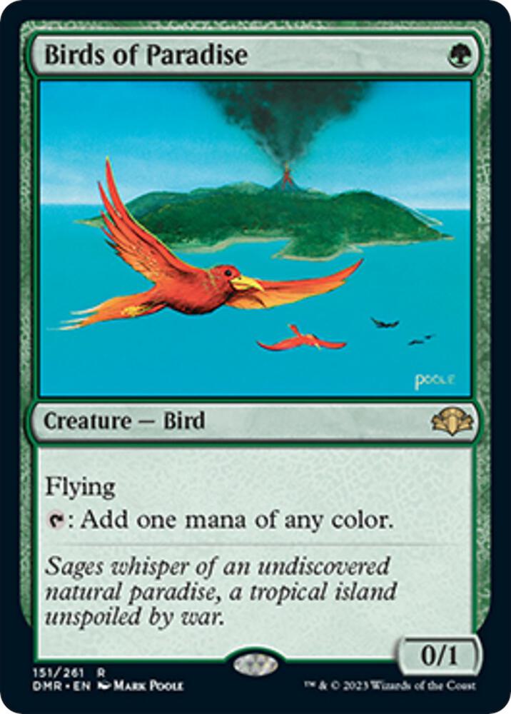 Birds of Paradise 151/261 (Dominaria Remastered)  - Foil | Good Games Morley