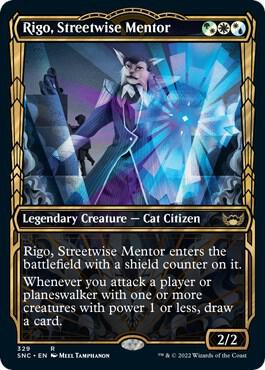 Rigo Streetwise Mentor Showcase 329/281 (Streets of New Capenna)  - Foil | Good Games Morley