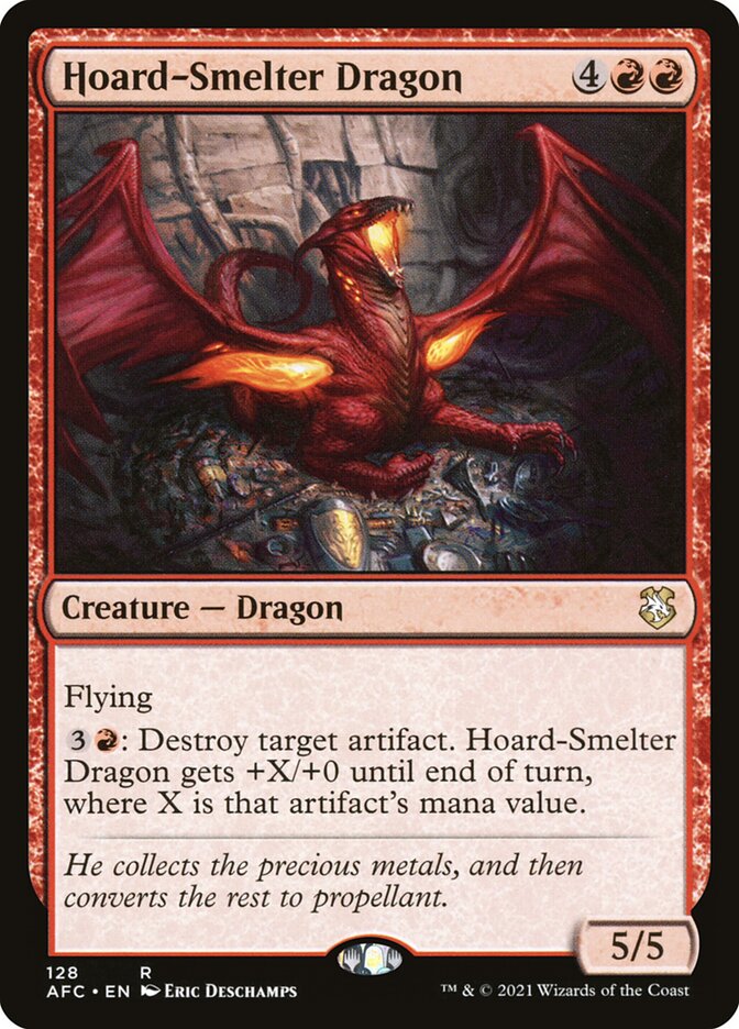 Hoard-Smelter Dragon 128/62 (Commander: Adventures in the Forgotten Realms)  | Good Games Morley