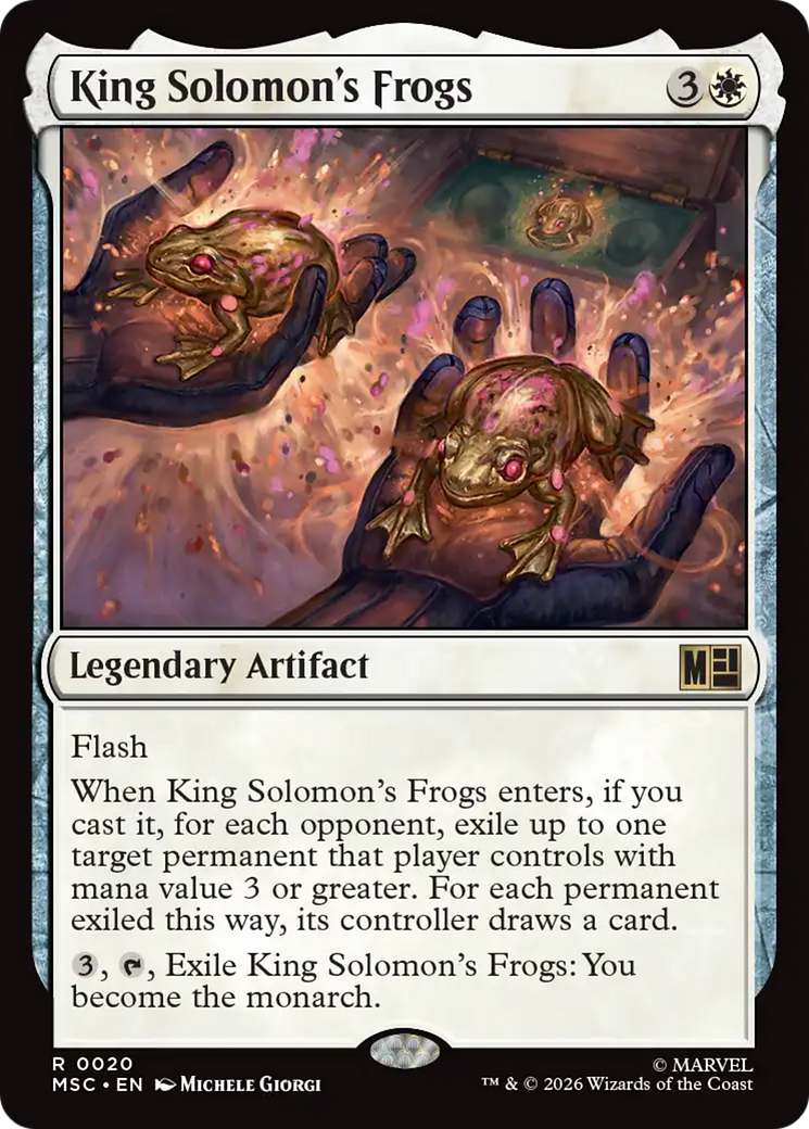 King Solomon's Frogs (Surge Foil) [Marvel Super Heroes Commander] | Good Games Morley