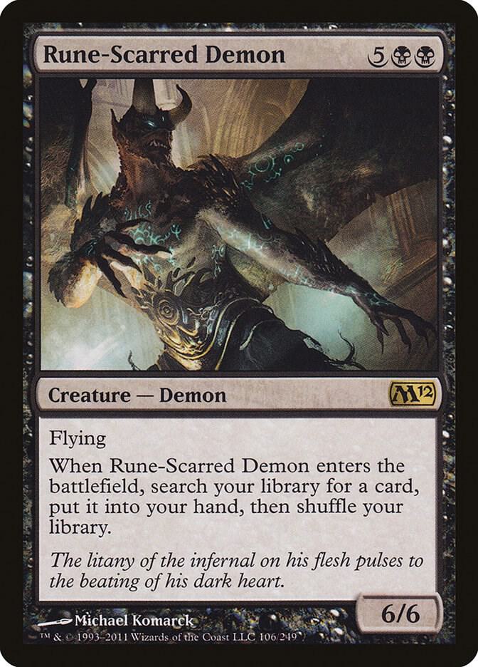 Rune-Scarred Demon 106/249 (Magic 2012 (M12))  | Good Games Morley