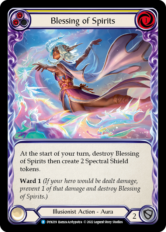 Blessing of Spirits (Yellow) [DYN219] (Dynasty) | Good Games Morley